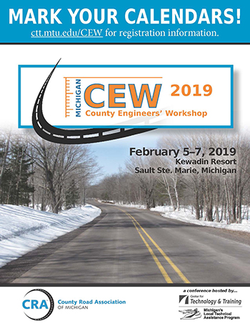 2019 County Engineers Workshop Mark Your Calendar