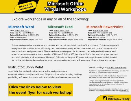 2023 Microsoft Word Workshop 