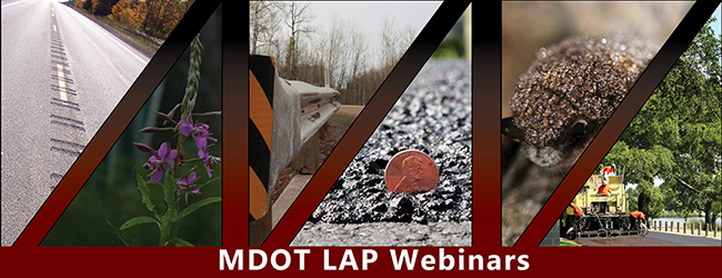 MDOT LAP Webinars